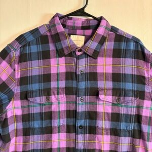 American Eagle Classic fit flannel shirt men’s XL